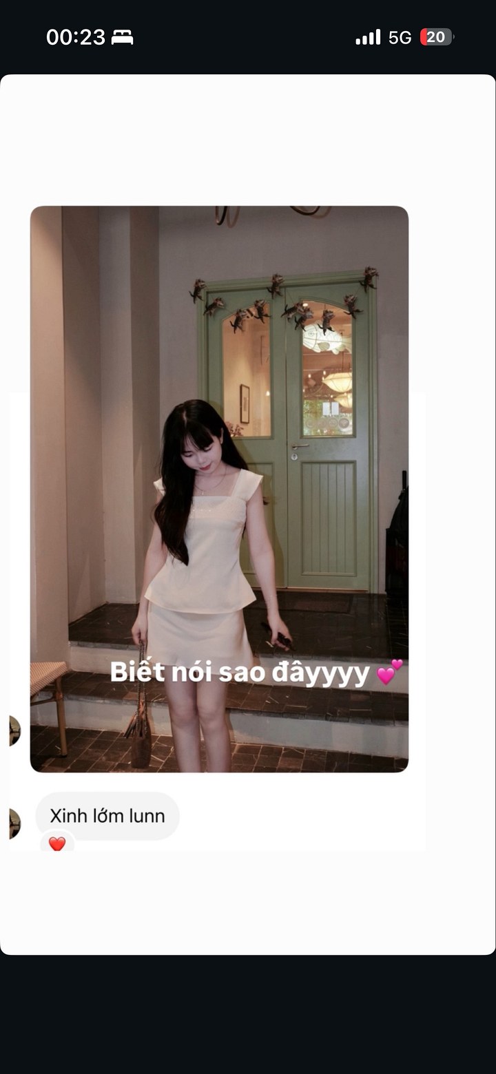 Áo lunie lụa, ảnh khách hàng