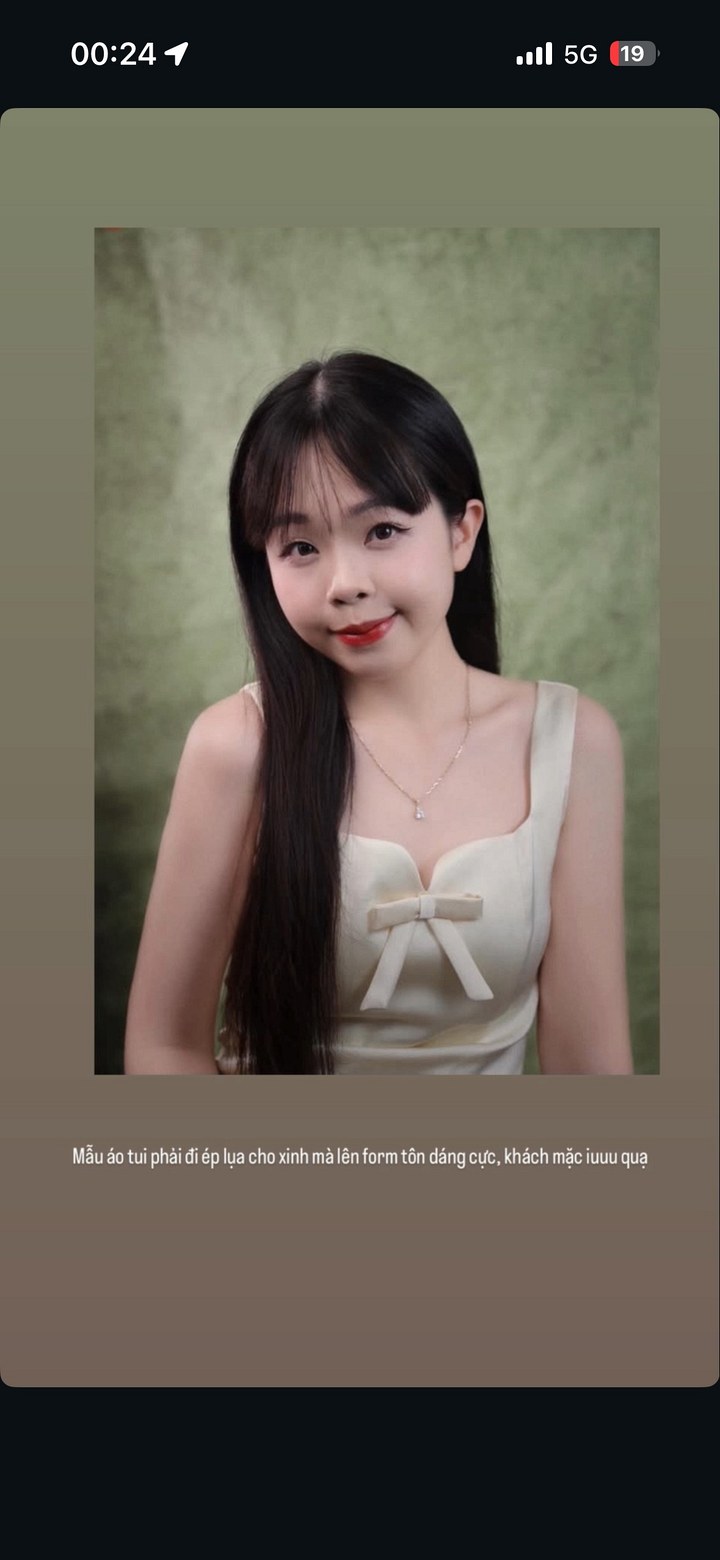 Áo nơ lụa, ảnh khách hàng